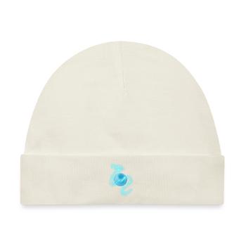 Gaming symbol blue orbe - Baby Premium Organic Mütze - Naturweiß - Vorne
