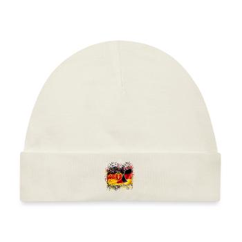 DDR Deutsche Freundschaft Ossi Freunde Nostalgie - Baby Premium Organic Mütze - Naturweiß - Vorne