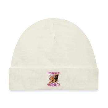 Leonberger Leonberger Mom - Baby Premium Organic Mütze - Naturweiß - Vorne