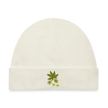Herbstlaub - Baby Premium Organic Mütze - Naturweiß - Vorne