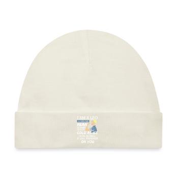Sternzeichen Astrologie Konstellation - Baby Premium Organic Mütze - Naturweiß - Vorne