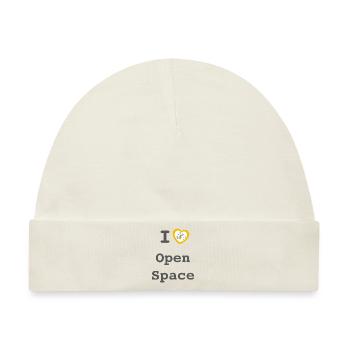 I love Open Space - Baby Premium Organic Mütze - Naturweiß - Vorne