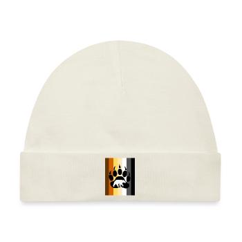 Homosexuelle Bärenflagge - Baby Premium Organic Mütze - Naturweiß - Vorne