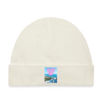 1 Travel - Baby Premium Organic Mütze - Naturweiß - Vorne