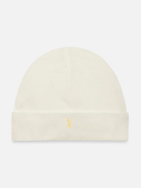 Gelbe Abstraktheit - Baby Premium Organic Mütze - Naturweiß