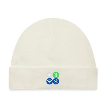 Quick Menu - Baby Premium Organic Mütze - Naturweiß - Vorne