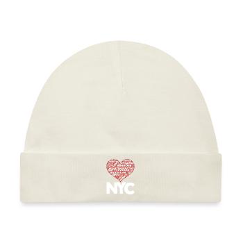 NYC - Baby Premium Organic Mütze - Naturweiß - Vorne