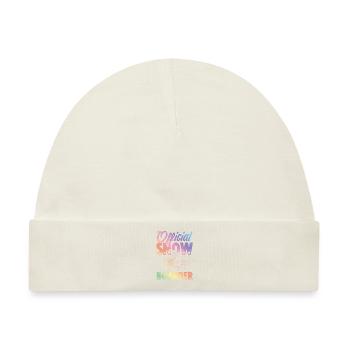 Official Snowboarder - Baby Premium Organic Mütze - Naturweiß - Vorne