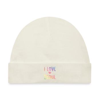 I Love Seoul - Baby Premium Organic Mütze - Naturweiß - Vorne