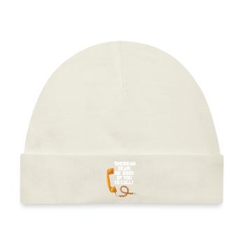 Hyazinthen-Eimer - Baby Premium Organic Mütze - Naturweiß - Vorne
