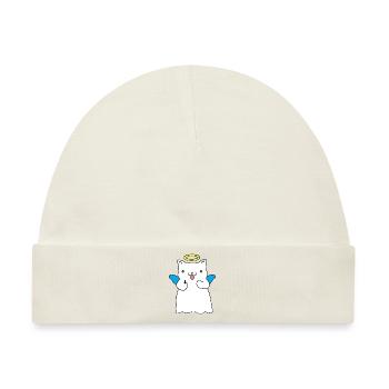 Schelmischer Engel - Baby Premium Organic Mütze - Naturweiß - Vorne