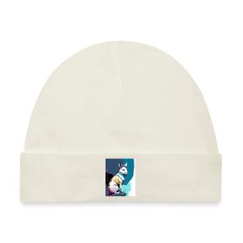 White Rabbit - Baby Premium Organic Mütze - Naturweiß - Vorne
