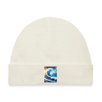 The perfect wave - Baby Premium Organic Mütze - Naturweiß - Vorne