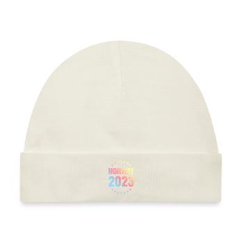 Norway 2023 - Baby Premium Organic Mütze - Naturweiß - Vorne