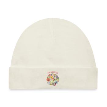 Blumensommer - Baby Premium Organic Mütze - Naturweiß - Vorne