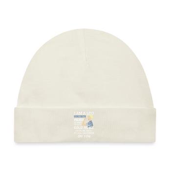 Löwe Aberglaube Eigenschaften Löwen - Baby Premium Organic Mütze - Naturweiß - Vorne