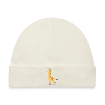 Wildtiere - Baby Premium Organic Mütze - Naturweiß - Vorne