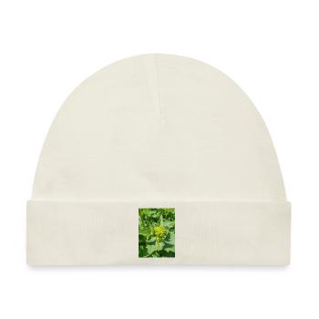 Schwarzer Senf - Baby Premium Organic Mütze - Naturweiß - Vorne