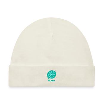 Vegvisir Iceland - Island - Baby Premium Organic Mütze - Naturweiß - Vorne