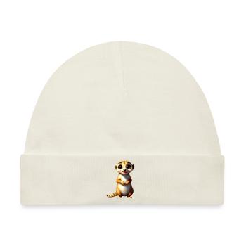 Erdmännchen - Baby Premium Organic Mütze - Naturweiß - Vorne