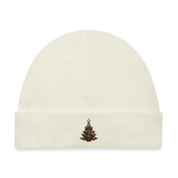 Tannenbaum Weihnachten - Baby Premium Organic Mütze - Naturweiß - Vorne