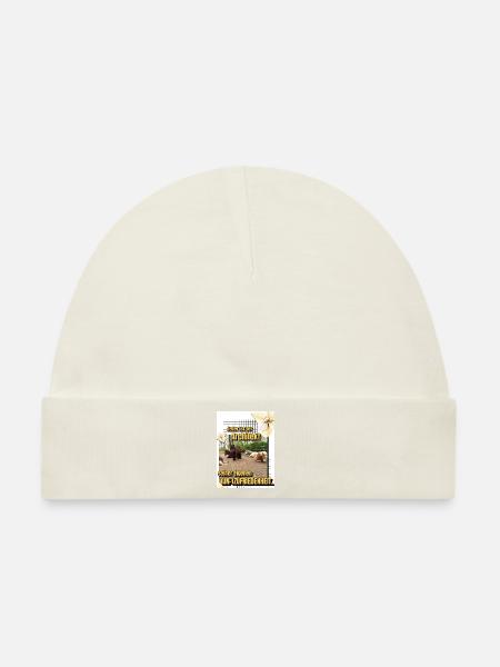 Herde Motto - Baby Premium Organic Mütze - Naturweiß