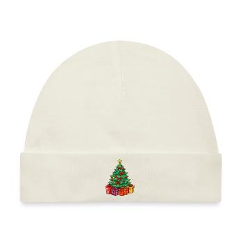 Tannenbaum - Baby Premium Organic Mütze - Naturweiß - Vorne