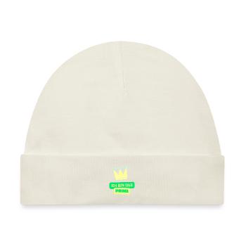 Ich bin der Prinz - Familiendesign - Baby Premium Organic Mütze - Naturweiß - Vorne