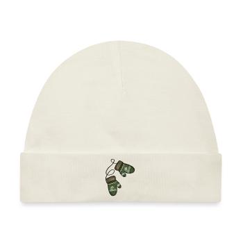 Weihnachten - Winter - Handschuhe - Baby Premium Organic Mütze - Naturweiß - Vorne