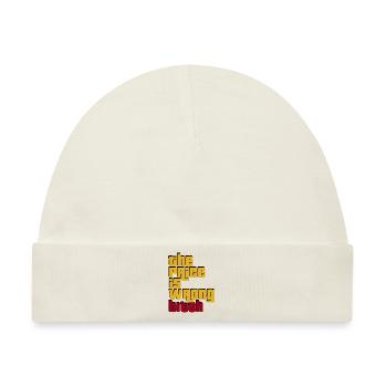 the price, Sprüche, geek, stylish, coole - Baby Premium Organic Mütze - Naturweiß - Vorne