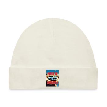 COBRA MADE IN AMERICA - Baby Premium Organic Mütze - Naturweiß - Vorne