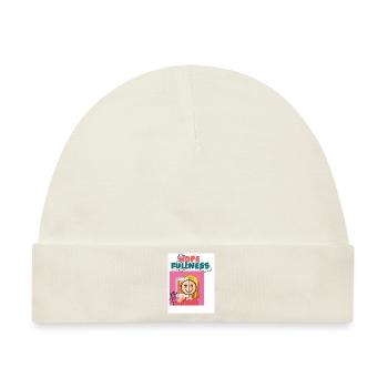 Hoffnung Fülle. Voller Hoffnung. Hoffen. - Baby Premium Organic Mütze - Naturweiß - Vorne