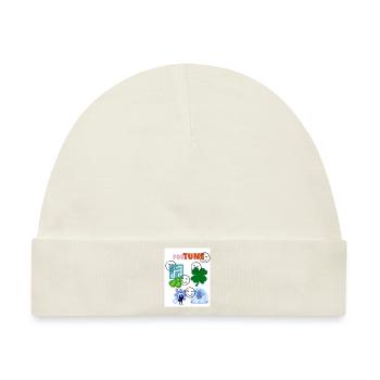 Vermögen. Die Melodie des Glücks. - Baby Premium Organic Mütze - Naturweiß - Vorne