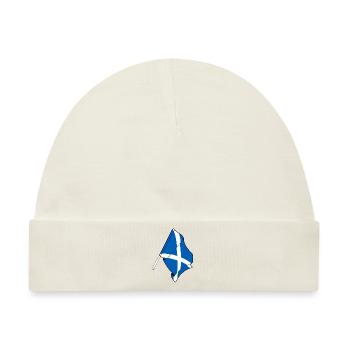 Flagge Schottland - Baby Premium Organic Mütze - Naturweiß - Vorne