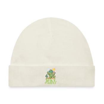 Stachelig und freundlich - Baby Premium Organic Mütze - Naturweiß - Vorne
