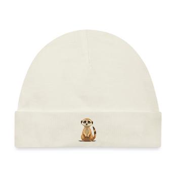Erdmännchen - Baby Premium Organic Mütze - Naturweiß - Vorne