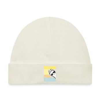 Nicht mein Prob Lama Ruhestand Prob-Llama im Ruhestand - Baby Premium Organic Mütze - Naturweiß - Vorne