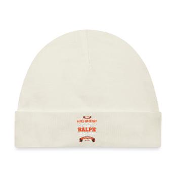 Alles wird gut denn Ralph Ist da Outfit - Baby Premium Organic Mütze - Naturweiß - Vorne