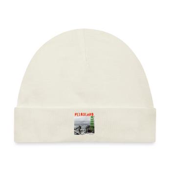Helgoland Tshirt mit Koordinaten - Baby Premium Organic Mütze - Naturweiß - Vorne
