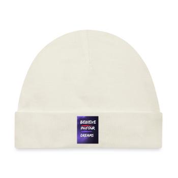 Believe - Baby Premium Organic Mütze - Naturweiß - Vorne
