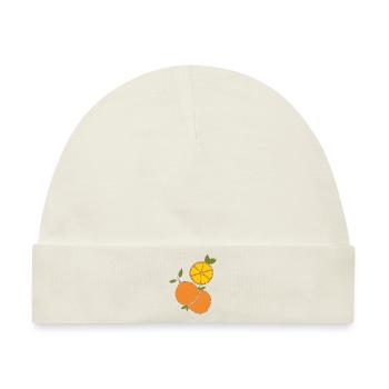 orangen - Baby Premium Organic Mütze - Naturweiß - Vorne