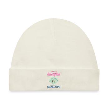 Jakobsmuscheln Sammler Strandräuber Schalentiere - Baby Premium Organic Mütze - Naturweiß - Vorne