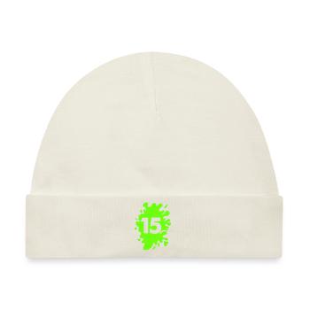 klecks 15 - Baby Premium Organic Mütze - Naturweiß - Vorne