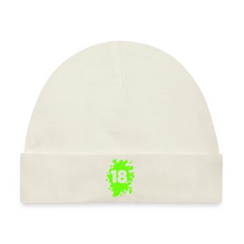 klecks 18 - Baby Premium Organic Mütze - Naturweiß - Vorne