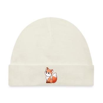 Fuchs - Baby Premium Organic Mütze - Naturweiß - Vorne