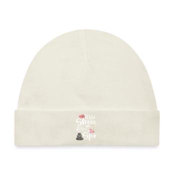 Spa Luxus - Baby Premium Organic Mütze - Naturweiß - Vorne