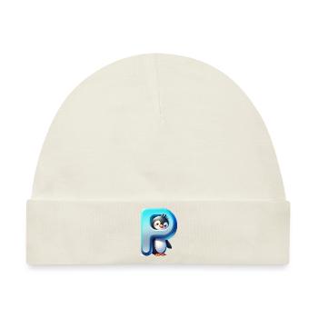 Penguin Playful P - Baby Premium Organic Mütze - Naturweiß - Vorne