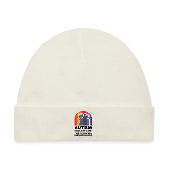 Neurodiversität umarmen - Autismus-Spektrum - Baby Premium Organic Mütze - Naturweiß - Vorne