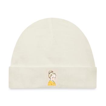 Blühende Unschuld - Baby Premium Organic Mütze - Naturweiß - Vorne