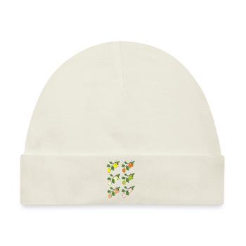 zitrusfruechte zweige - Baby Premium Organic Mütze - Naturweiß - Vorne